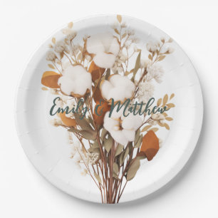 Assiettes En Carton Mariage rustique Boho