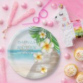 Assiettes En Carton Mariage sur la plage (Fête)