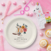 Assiettes En Carton Mariage Western Boots & Bubbly (Fête)
