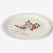 Assiettes En Carton Mariage Western Boots & Bubbly (Angle)