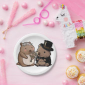 Assiettes En Carton Mariage Wombat (Fête)