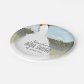 Assiettes En Carton Mariée du pré (Angle)