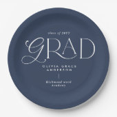 Assiettes En Carton Marine bleu multi photo moderne contemporain (Devant)