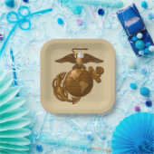 Assiettes En Carton Marine des États-Unis | EGA couleur complète - Bro (Fête)