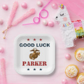 Assiettes En Carton Marine des États-Unis | Marine Corps Seal 1 (Fête)