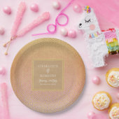 Assiettes En Carton Maroc Désert Mariage chic (Fête)