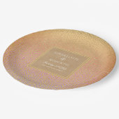 Assiettes En Carton Maroc Désert Mariage chic (Angle)