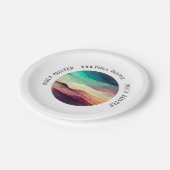 ASSIETTES EN CARTON MARQUE DE LA RÉCEPTION DE L'ARTISTE (Angle)