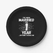 Assiettes En Carton Married 1 Year Funny 1st Anniversary (Devant)
