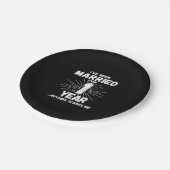 Assiettes En Carton Married 1 Year Funny 1st Anniversary (Angle)