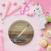 Assiettes En Carton Mars Échantillon Retour Mission Plaque papier (Fête)