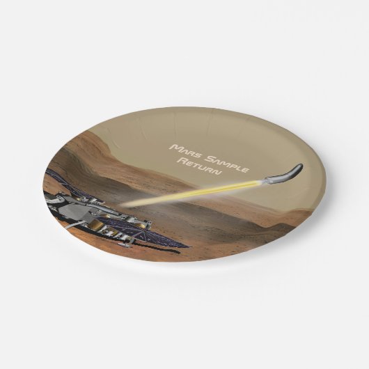 Assiettes En Carton Mars Échantillon Retour Mission Plaque papier (Angle)