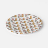 Assiettes En Carton Marteau mignon avec illustration muffin cadeau (Angle)