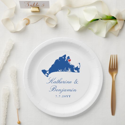 Assiettes En Carton Martha's Vineyard Oak Bluffs Mariage (Mariage)