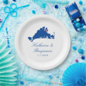 Assiettes En Carton Martha's Vineyard Oak Bluffs Mariage (Fête)