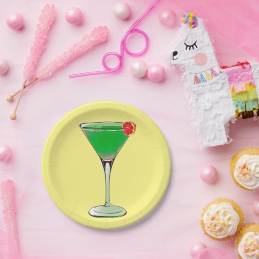 Assiettes En Carton Martini (Fête)