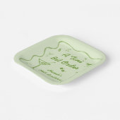 Assiettes En Carton Martini fête d'anniversaire (Angulaire)