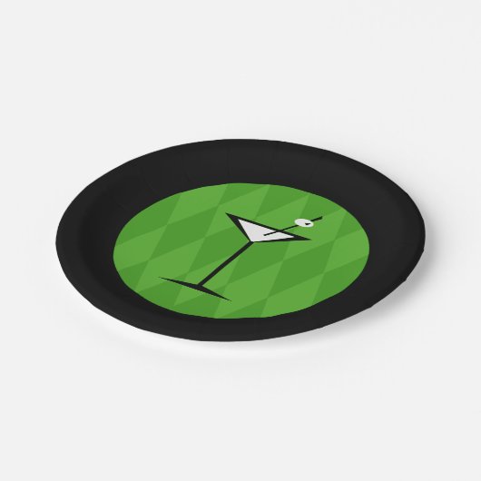 Assiettes En Carton Martini {Vintage Style} (Angle)