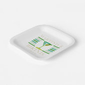 Assiettes En Carton Martinis & Bikinis – Fête de Bachelorette Rétro 20 (Angulaire)