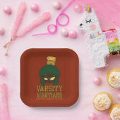 Assiettes En Carton MARVIN MARTIAN™ Varsity Collegiate Graphic (Fête)