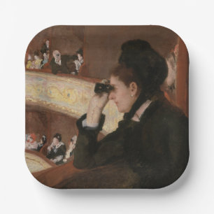 Assiettes En Carton Mary Cassatt - Dans la loge