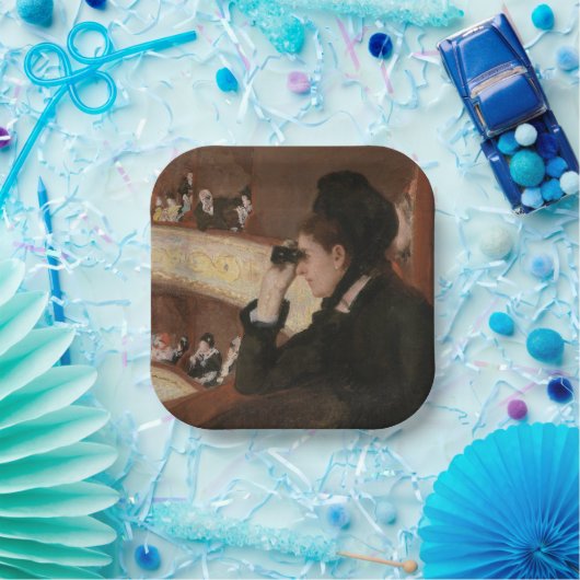 Assiettes En Carton Mary Cassatt - Dans le loge (Fête)