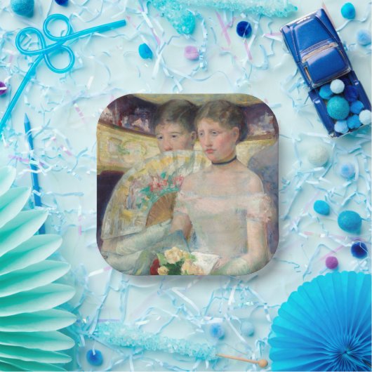 Assiettes En Carton Mary Cassatt - Le Loge (Fête)
