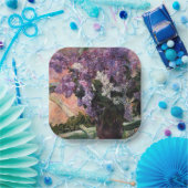 Assiettes En Carton Mary Cassatt - Lilacs dans une fenêtre (Fête)