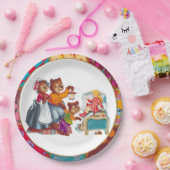 Assiettes En Carton Masha et 3 ours (Fête)