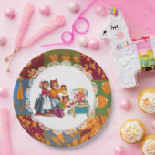 Assiettes En Carton Masha et 3 ours de conte de fées (Fête)