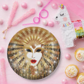 Assiettes En Carton Mask de la Fête du Venice Carnival (Fête)