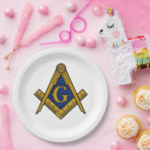 ASSIETTES EN CARTON MASON LARGE (Fête)