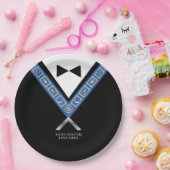 Assiettes En Carton Masonic Masters Jewel Tux Modèle Freemason (Fête)