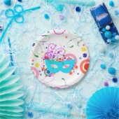 Assiettes En Carton Masque Purim (Fête)