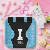 ASSIETTES EN CARTON MASTER CHESS ORIGINAL BY MASANSER (Fête)