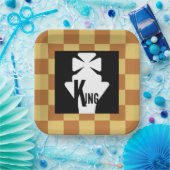 ASSIETTES EN CARTON MASTER CHESS ORIGINAL BY MASANSER (Fête)