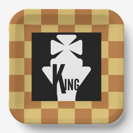 ASSIETTES EN CARTON MASTER CHESS ORIGINAL BY MASANSER (Recto)