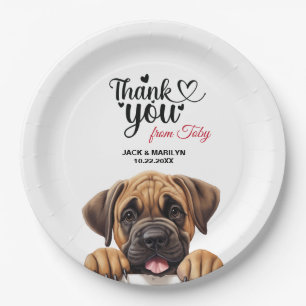 Assiettes En Carton Mastiff Mariage Merci