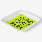 Assiettes En Carton Match Club Tournoi Événement Pickleball Fun (Angulaire)