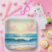 Assiettes En Carton Matin (Fête)