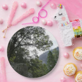 Assiettes En Carton Matin sur le sentier à Vernal Falls à Yosemite (Fête)