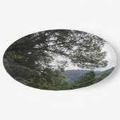 Assiettes En Carton Matin sur le sentier à Vernal Falls à Yosemite (Angle)