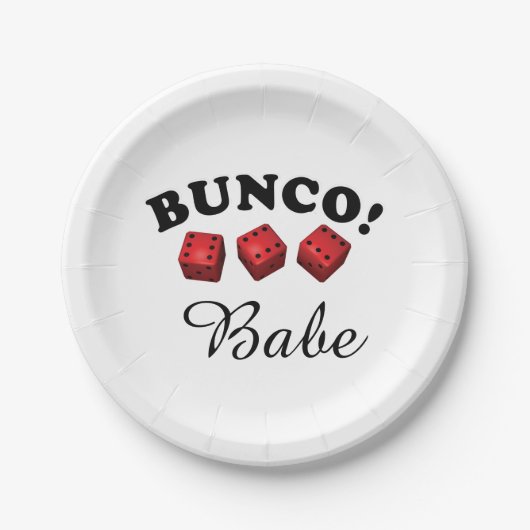 Assiettes En Carton Matrices et bébé de Bunco (Devant)