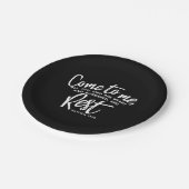 Assiettes En Carton Matthieu 11 Verse de la Bible (Angle)