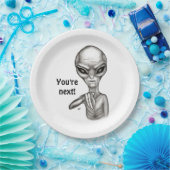 Assiettes En Carton Mauvais Alien, Tu es le prochain ! (Fête)