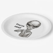 Assiettes En Carton Mauvais Alien, Tu es le prochain ! (Angle)