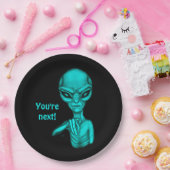 Assiettes En Carton Mauvais Alien, Tu es le prochain ! (Fête)