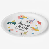 Assiettes En Carton Mauvais deux chiens os Ballons 2e anniversaire (Angle)