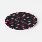 Assiettes En Carton Mauvais DEUX os, Filles Deuxième anniversaire (Angle)