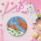 ASSIETTES EN CARTON MAUVAIS JAM JOUER AUX POIS, AMUSANT REPAS DE REPAS (Fête)